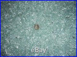 100lbs Clear Fire Glass/LP gas Fire Pit/ Clear tempered 1/4 inch crushed Glass