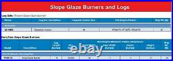 18 EMPIRE Sassafras Vent Free Gas Logs With Slope Glazed Millivolt Burner