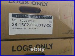 18 Ultra Fyre Supreme Oak Gas Logs By Portland Willamette 28-1502-01-0018