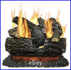 18-in 45000-BTU Dual-Burner Vented Gas Fireplace Logs VL-N018D