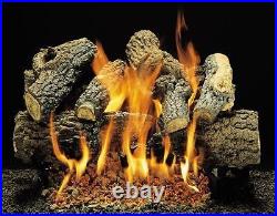 24 Charred BL Jack Logs with Single Burner and Variable Flame Remote Ready LP