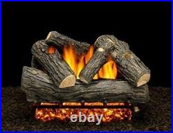 24 Wakefield Oak Logs with Single Burner and Variable Flame Remote Ready LP