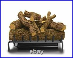 30 Elite Triple Natural Gas Burner and Red Oak Log Set
