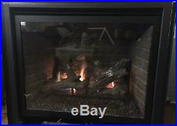 36 Wide 30 Tall Direct Vent Gas Fireplace Natural Gas Log