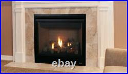 45 Direct-Vent Fireplace withAged Oak Logs and Electronic Ignition NG