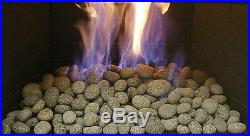 50 Lbs LAVA PEBBLES Fire Pit Fire Gas Logs Fireplace fireglass