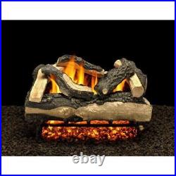 AMERICAN GAS LOG Fireplace Logs 18 67000 Btu Natural Gas Adjustable Flame