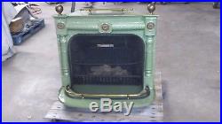 Antique Restored Portland Stove Foundry Co. Fireplace/gas Logs