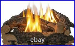 Astria Fireplace 24 Mixed Oak Log Set ONLY Ceramic Fiber MIXDOAK24 New