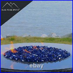 Blue Ridge Brand Reflective Fire Pit Glass 1/2 Fire Glass for Gas Fire Pit