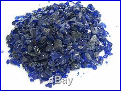 Blueberry colored Fire glass for your gas fireplace or gas fire pit GL-Dark Blue