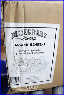 Bluegrass Living Vent Free Natural Gas Log Set Traditional Oak 24 B24EL-1