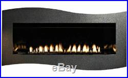 Boulevard Contemporary Linear VF IP Fireplace withSS Liner and Logs, NG