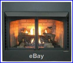 Buck Stove 42 Vent Free Zero Clearance Gas Fireplace with Oak Logs NG