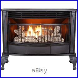 Cedar Ridge Hearth Ventless Natural Gas or Propane Stove Fireplace Home Heater