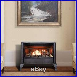 Cedar Ridge Hearth Ventless Natural Gas or Propane Stove Fireplace Home Heater