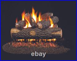 Ceramic Gas Logs Vented Natural Gas Only Peterson Real Fyre RH Peterson