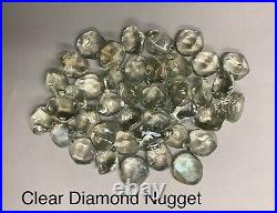 Clear Diamond Nugget Fire Glass, Gas Fireplaces, Gas Fire Pits, Landscaping