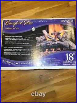 Comfort Glow 18 Vented Gas Logs Baldwin Oak HCVDR18 NEW IN BOX
