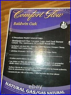 Comfort Glow 18 Vented Gas Logs Baldwin Oak HCVDR18 NEW IN BOX