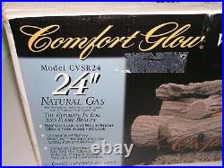 Comfort Glow 24 Vented Gas Logs Bronze series CVSR24 NEW IN BOX
