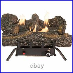 Comfort Glow GLD1856T Propane or Natural Gas Vent Free 18 in. Black Forest Logs