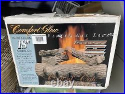 Comfort glow vented gas logs open box
