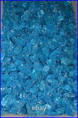 Crystal Turquoise Fire Glass, Small, Gas Fire Pits, Gas Fireplace, Landscape
