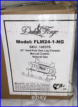 DULUTH FORGE FLM-1-NG 24 VENT FREE Gas Log Chassis Manual Control Natural Gas