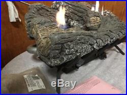 Desa Majestic Natural Gas 24 Vent-Free Fireplace Burner & Log Set Model # H24N