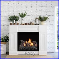 Duluth Forge 22 32,000 BTU Natural Gas Fireplace Log Set, Winter Oak (Used)