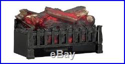 Duraflame Electric Log Set Heater Realistic Ember Bronze Fireplace Fire Place