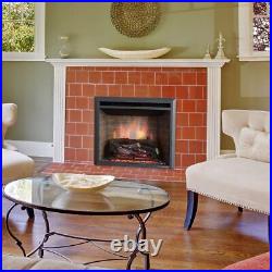 Electric fireplace with explosive sound, 750/1500W, 7.5D x 31.89W x 24.61H