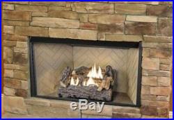 Emberglow 18 in. Timber Creek Vent Free Dual Fuel Gas Log Set with Manual Control