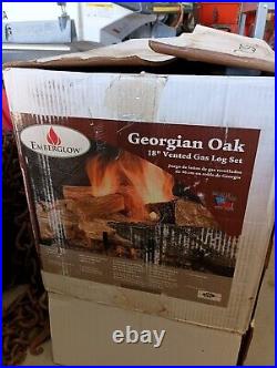 Emberglow Georgian Oak 18' Vented Gas Log Set