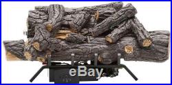 Emberglow Savannah Oak 18 in Vent-Free Natural Gas Fireplace Logs with Remote New