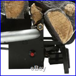 Emberglow Vent-Free Natural Gas Fireplace Logs With Remote 18 In