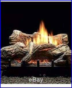 Empire Flint Hill Log Set For Vented/Vent Free Fireplace/ With Remote