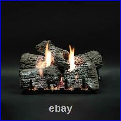 Empire Refractory Stacked Wildwood Gas Logs Only, 18-Inches