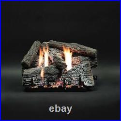 Empire Refractory Super Stacked Wildwood Gas Logs Only, 18-Inches