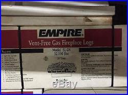 Empire Split Oak Vent Free Gas Log 24 Manual Control