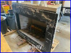 Fireplace Box, Gas or Wood Burning, 48 x 27 with Gas Log Kit and 12 Flue