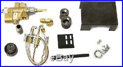 Fireplace Gas Log LP Propane Brass Safety Pilot Light Complete Kit 182UPK New