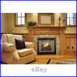 Fireplace Log 18 in. 50,000 BTU Split Vented Gas Glowing Embers Rustic