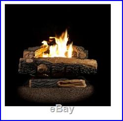 Fireplace Log Vent Free Propane Gas Heating Home Heat with Thermostatic Control