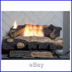 Fireplace Logs Vent Free Natural Gas Thermostatic Control Oxygen Depletion Senso