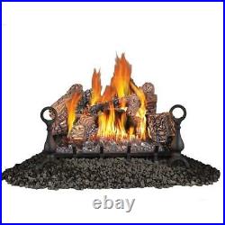 Fireplace Napoleon Vent Free 24 LP Gas 6 Pc Logs Set FCP16847