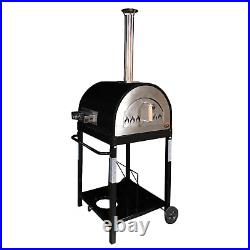 Gas Burner for Dual Fueled Outdoor Oven