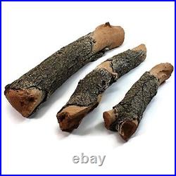 Gas Logs Deluxe Decorative Branch and Twig Set Cast from Real Oak 3-piece