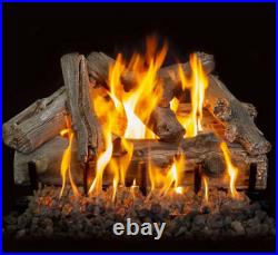Grand Canyon 30 Western Driftwood Vented See Thru Gas Logs, DRIFTWOODST30LOGS